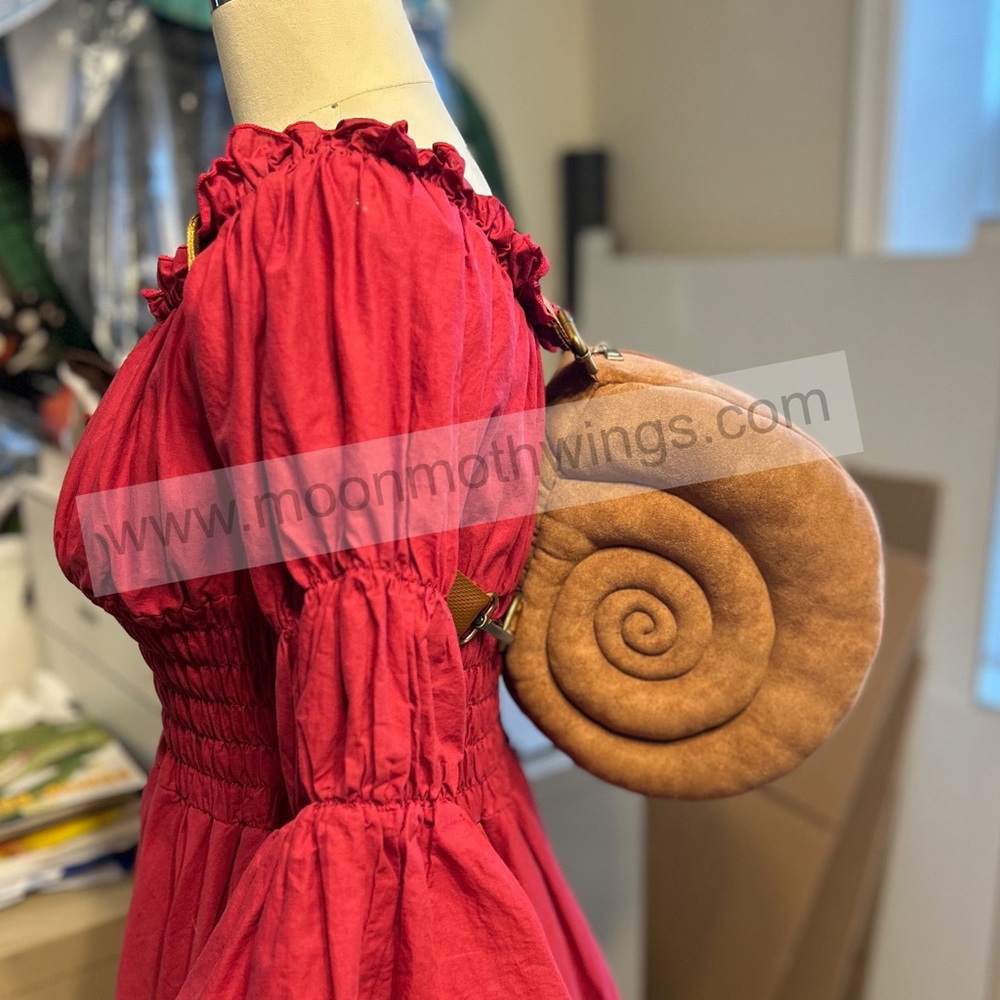 Tan Spiral snail Backpack